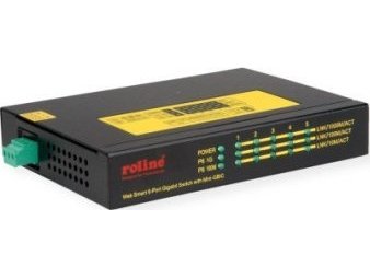 Roline 21.13.1162 Gigabit Ethernet 10/100/1000 Full Tosidig Strøm Over Ethernet Poe