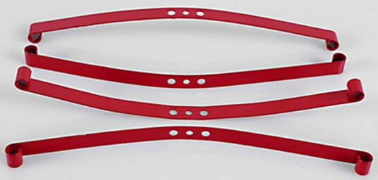 RC4WD S0570 Red Super Soft Flex Leaf Springs 4