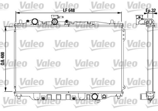 Radiator VALEO 732538
