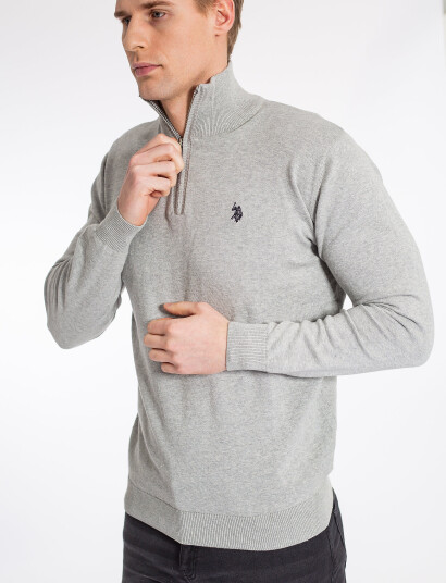 U.S. Polo Assn. Brison Knit - Grey - L U.S. Polo Assn. Brison Knit - Grey - L