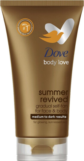 Dove Summer Revived Face & Body Cream Medium to Dark 75ml