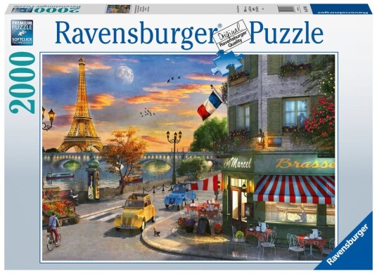 Paris Malt Puslespill 2000 biter Ravensburger