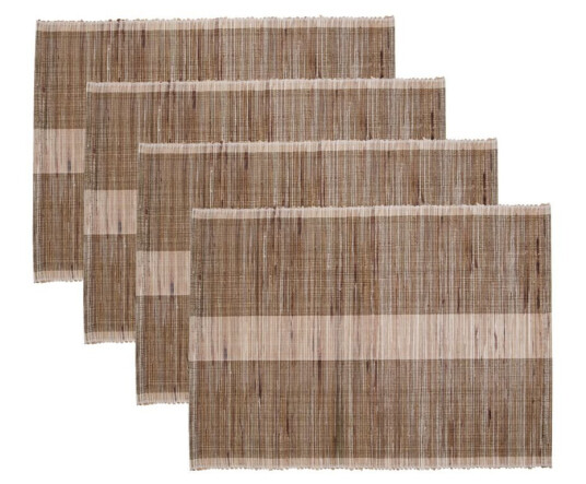 House Doctor  Bols bordbrikke 48 cm 4 stk natur