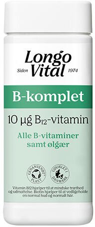 Longo Vital B-komplett - 180 Tabletter