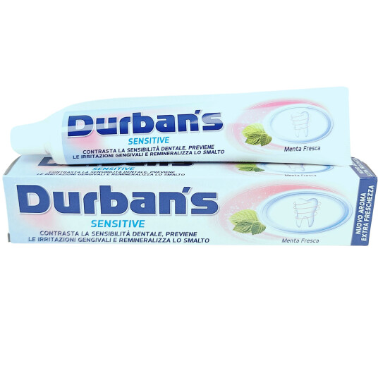 Sensitive Tannkrem Durbans Dent Fresh 75 ml. Sensitive Tannkrem Durbans Dent Fresh 75 ml.