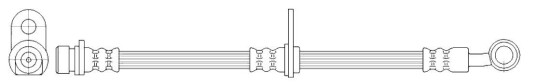 Bremseslange K&K FT5183