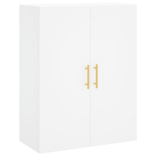 Veggskap 2 stk hvit 69,5x34x90 cm 8720845408602