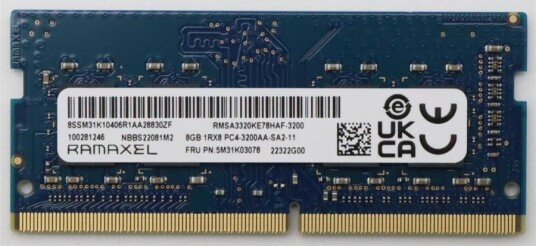 Lenovo DDR4 SO-DIMM 8GB 3200 Ramaxel 5M31K03078