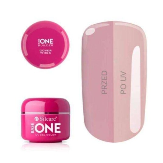Base one Builder Cover Tykk 15g UV gel Silcare