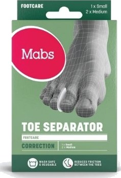 Mabs Toe Separator tåskiller 3 stk Mabs Toe Separator tåskiller 3 stk