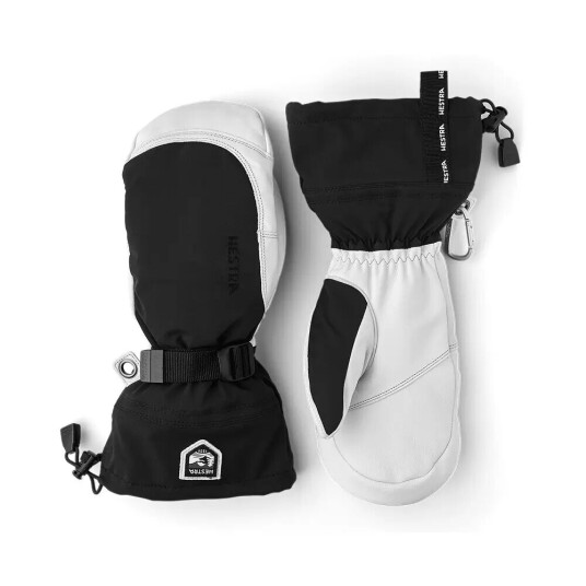 Hestra Army Leather Extreme - Mitt Svart/offwhite 10