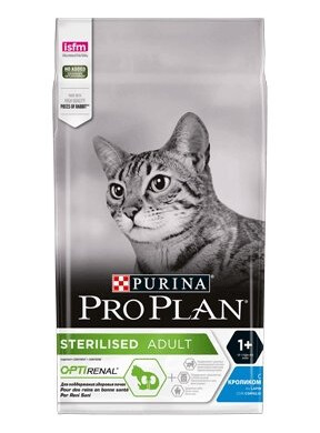 Purina Pro Plan Sterilised Optirenal Voksen Kanin 1,5 Kg Antioksidanter Medfølger