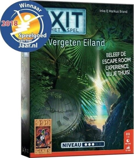 999 Games EXIT The Forgotten Island Brettspill