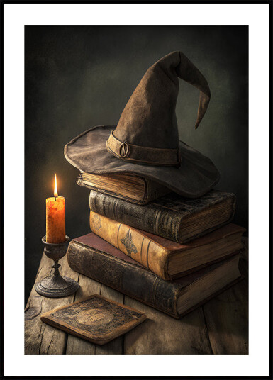 Witchy Spell Books Plakat Plakat / 70x100cm