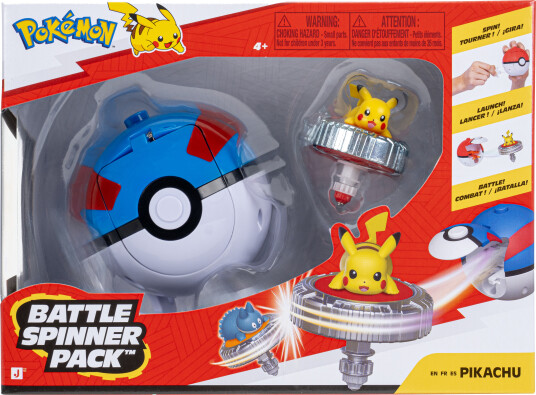 Pokémon Battle Spinner med Great Ball - Barnespill for 3 år+