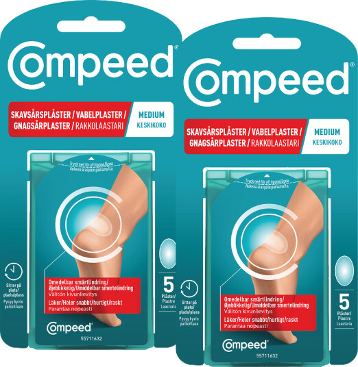 Compeed Gnagsårplaster Medium x2 2 x 5 stk.