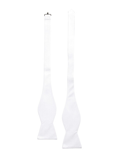 An Ivy The White Self Tie Bow Tie White ONE SIZE An Ivy The White Self Tie Bow Tie White ONE SIZE