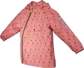 Kattnakken Vindjakke Rosa 74/80