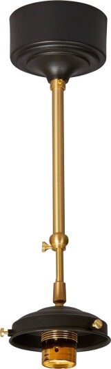 Mora Taklampe Med Teleskopstang u/glass  Sort