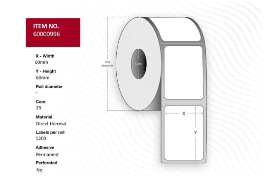 CAPTURE Label 60 x 60 - Core 25.