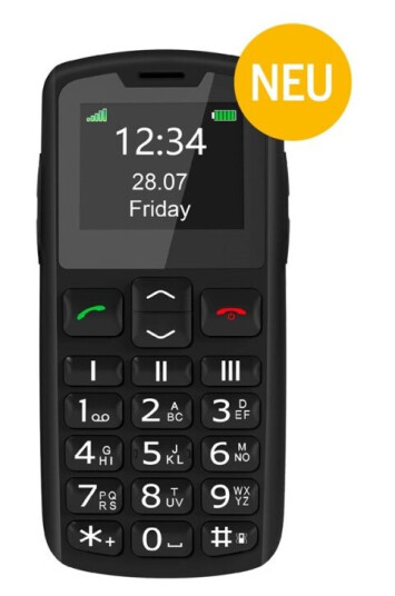 Bea-fon SL230 Funksjonstelefon Svart med Rear Camera og LCD-Display Bea-fon SL230 Funksjonstelefon Svart med Rear Camera og LCD-Display