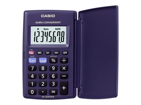 Casio Hl-820Ver - Lommekalkulator - 8 Sifre - Batteri
