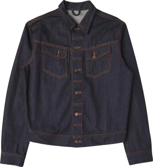 Nudie Jeans Herre Jakker Blå M,