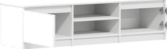 vidaXL TV-benk hvit 140x40x35,5 cm sponplate