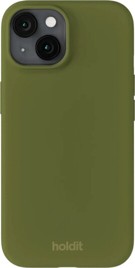 Holdit Silicone Case iPhone 15 PICKLED GREEN