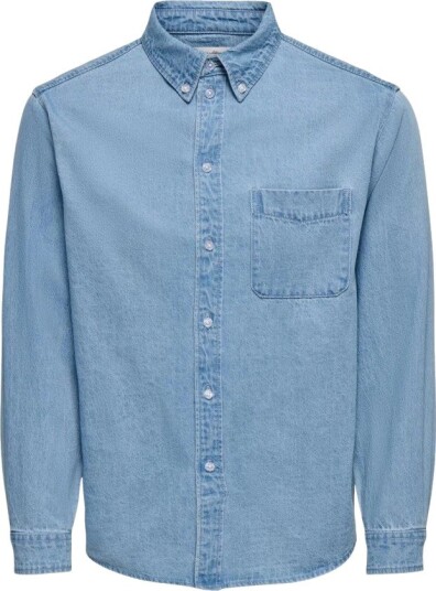 ONLY & SONS   Denimskjorte onsOrson Regular Yfm   Blå