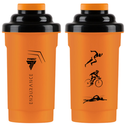 TREC NUTRITION Trec Shaker 211 Endurance 500 ml, oransje risteflaske