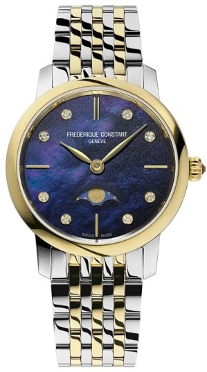 Frederique Constant Dameklokke FC 206MPND1S3B Classics Slimline Frederique Constant Dameklokke FC 206MPND1S3B Classics Slimline