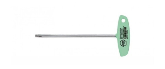 Wiha 26956, L-Torx-Nøkkel, T20, Svart, Grønn, Kromvanadiumstål, 4 Mm, 32 Mm