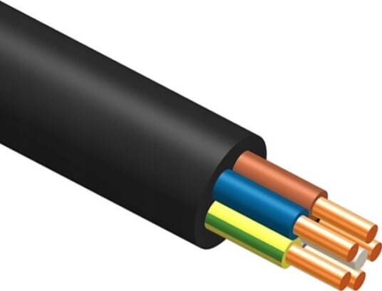 NKT Slask Kabel Jordkabel YKY 5x4mm² 0,6/1kV Trommel 112271058D0500