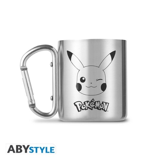 Abysse Pokémon krus med karabinkrok Pikachu 235 ml Abysse Pokémon krus med karabinkrok Pikachu 235 ml