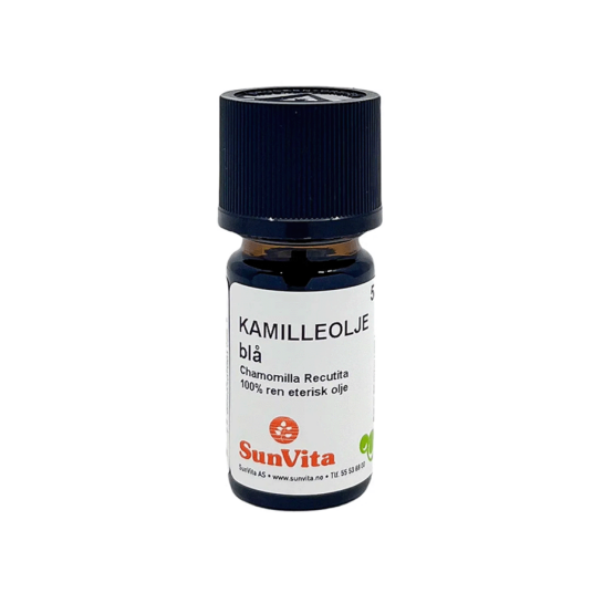 SunVita kamille blå olje 2,5 ml eterisk SunVita kamille blå olje 2,5 ml eterisk