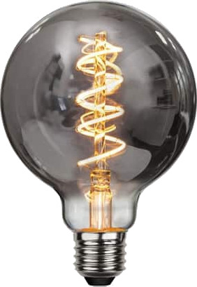 Star Trading LED-pære G95 E27 Heavy Smoke 90lm 4W