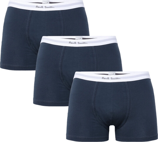 PS Paul Smith Men Trunk 3 Pack Plain   Grey   XXL