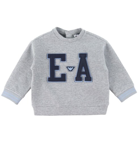 Giorgio Armani Emporio Armani Genser Grå emalje m. Navy Emporio Armani 12 md Genser 80