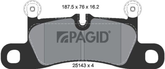 PAGID T2158N Bremseklosser