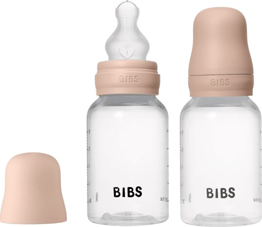 BIBS 2-Pack Babyflasker 150 ml Blush Silikon Tåteflaske BIBS 2-Pack Babyflasker 150 ml Blush Silikon Tåteflaske