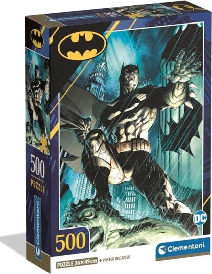 Clementoni Puzzle Batman Compact Box 500 pieces 2D Puslespill