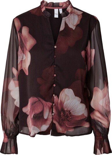 YAS   Bluse Yasflow Ls Shirt S.   Brun