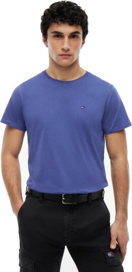 Tommy Jeans Tjm Slim Jersey Tee Blue S Tommy Jeans Tjm Slim Jersey Tee Blue S