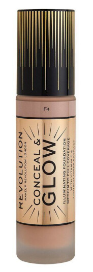 Makeup Revolution Conceal & Glow Foundation F4 23ml