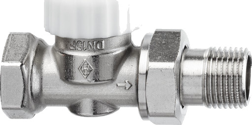Imi Hydronics Calypso Exact DN10 Rett Ventil 3/8" i Nikkel for Hydraulikk