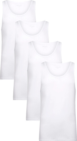 URBAN QUEST | 4 Pack Men Bamboo Tank Top | L