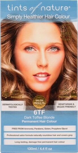 Tints of nature Hårfarve 6tf Dark Toffee Blonde  130 ml