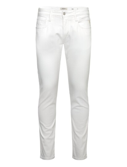 Replay Anbass Trousers Slim C Stretch White 31 x 34 Replay Anbass Trousers Slim C Stretch White 31 x 34