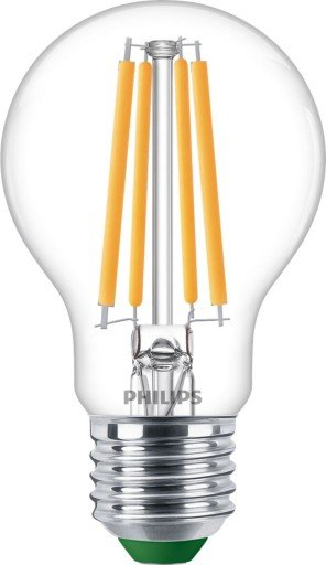 Philips Master Ultra Efficient Standard 4W 830 840 lm E27 klar glass